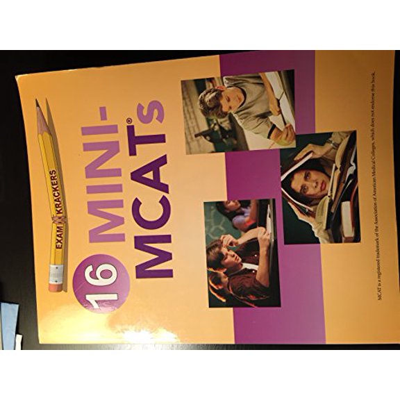 Pre-Owned Examkrackers 16 Mini Mcat's (EXAMKRACKERS MCAT MANUALS) (Paperback) 189385843X 9781893858435