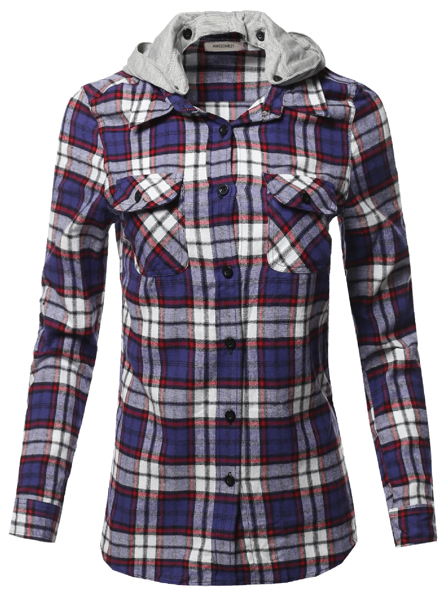 hoodie button down