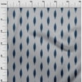 thumbnail image 2 of oneOone Tissu Popeline de Coton Imprimé Ikat Abstrait Tissu BTY 42 Pouces de Large, 2 of 4