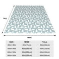 thumbnail image 3 of Salouo Polar Bears And Snowy Winter Print Bed Blankets,Flannel Blanket Comfortable Air Conditioning Blanket Lightweight Blanket for Sofa Bed Travel & Couch -60"x50", 3 of 8