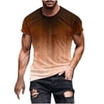 thumbnail image 2 of Qertyioot T-shirt à Manches Courtes Imprimé pour Hommes Col Rond Mode Décontractée Manches Courtes Liquidation, 2 of 5