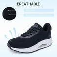 thumbnail image 4 of MAYKX Womens Walking Shoes with Arch Support, Orthotic Fashion Sneakers for Plantar Fasciitis, Cushioned Tennis Shoes for Daily Walks Foot Relief US 6-11, 4 of 6