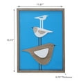 thumbnail image 2 of Wooden Framed Triple Bird Sign, 2 of 3