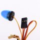 thumbnail image 3 of Kit de accesorios de linterna y luz nocturna con barra de luz LED policial de 3 canales para Axial 1/14 Azul, 3 of 9