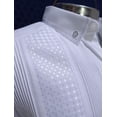 thumbnail image 4 of Guayabera De Lino Presidencial Platino Slim Fit Domménico, 4 of 6
