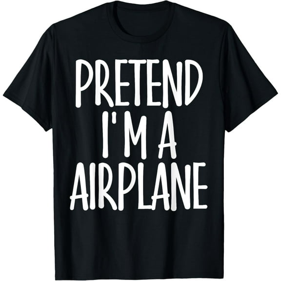Playful Comfort Tee - Easy Pretend I'm Airplane Costume Gift Joke Halloween Pilot T-Shirt