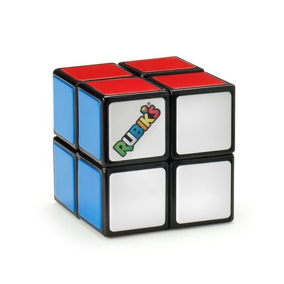 Rubik’s Mini 2x2, 2x2 Classic Color-Matching Puzzle, Pocket Size Brain-Teasing Puzzle Toy, Packaging May Vary