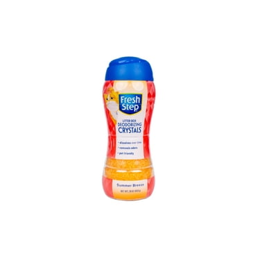 Fresh Step Litter Box Scent Crystals in Summer Breeze, 30oz