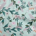 thumbnail image 1 of oneOone Cotton Flex Light Mint Green Fabric Floral Sewing Craft Projects Fabric Prints By Yard 40 Inch Wide, 1 of 4
