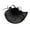 Black, variant on Ltpwer Linen Fan Shaped Fascinator Hat for Women,Fabric Flower & Ribbon Party Headpiece,Structured Cocktail Hair Clip,Vintage Derby Hat for Wedding,Church,Formal Dinner,Charity Ball Black One size