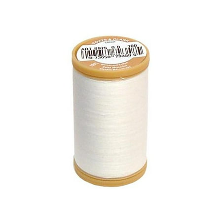 Machine Quilting Cotton Thread, 350yd, White (Best Thread For Quilting)