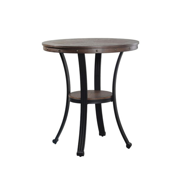 Powell Franklin Pub Table, Dark Brown