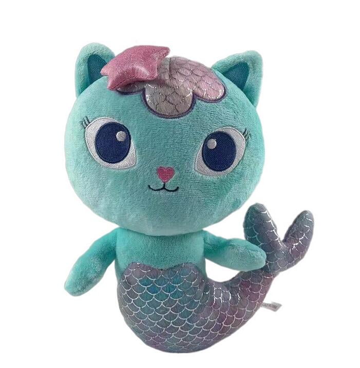 Gabby’s Dollhouse Mermaid Fish Cat Kitty Plush Toy,Gabbys Doll Cartoon