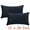 Dark Blue, variant on Unique Bargains Solid Striped Soft Sofa Decorative Pillow Covers (2 Count) Camel 18" x 18"