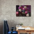 thumbnail image 3 of Epic Graffiti 'Imperial Peonies' by Christopher Pierce, Canvas Wall Art, 34"x26", 3 of 8