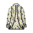 thumbnail image 3 of Citrus Lemon Zest Backpack - Spacious School Rucksack with Padded Straps, Fashionable Bookbag for Teens & College Students, Great Campus Gift, 3 of 6