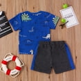 thumbnail image 3 of Mercatoo Summer Outfit Girls Size 6 Baby Boy Clothes 2PC Clothes Set Ropa Hawaiana Para Western Shirts For Girls, 3 of 7