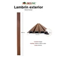 thumbnail image 2 of Lambrin Max Para Exterior Wpc GRIS LONDON / 4pz 280x21.9cm / 2.45m2, 2 of 4