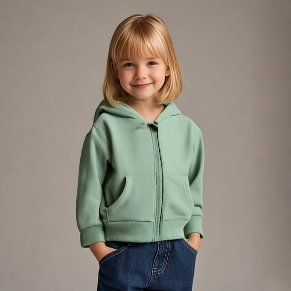 Hoodies Boys Kids Thickened Green Hoodies Casual Long Sleeve Hoodie Sweatershirt Pullover Winter Clothes Kids Clothes Boys Size 7-8 Years