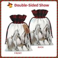 thumbnail image 2 of Rocae Running White Horses Print Christmas Drawstring Linen Gift Bag with Drawstrings Treat Bag Goody Present Bags for Christmas Party Favor, 2 of 8