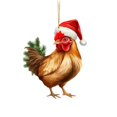 thumbnail image 1 of TQEHS Colgante de acrílico con forma de gallo para decoración de coche, adornos B9O1, 1 of 5