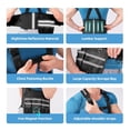 thumbnail image 4 of Back Brace for Lower Back Pain Relief with Magnet, Back Brace Men and Women for Heavy Lifting , Lower Back Support Belt with Removable Suspenders-Adjustable Back Belt for Workout, 4 of 5
