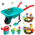 thumbnail image 1 of Juego de herramientas de jardinería CUTE STONE Kids con carretilla y regadera, 1 of 9
