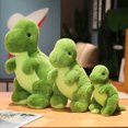 thumbnail image 4 of Muñeco de peluche de dinosaurio de dibujos animados, peluche suave, Tyrannosaurus Rex, Triceratops, Stegosaurus, almohada para abrazar, regalo de cumpleaños, 4 of 5