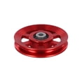 thumbnail image 2 of Poulie de Câble Roue LAT Tirette Roue de Levage Rouleau Poulie d'Entraînement Roue pour Bloc de Poulie 75-114MM Accessoires d'Outils 105mm Rouge, 2 of 9