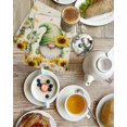 thumbnail image 4 of Spring Gnomes Kitchen Dish Towels for Drying Dishes Set of 4, Retro Botanical Flowers Leaves Butterfly Waffle Weave Microfiber Hand Tea Bathroom Towels Quick Dry & Absorbent Towel 15.7x23.6, 4 of 7