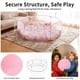 thumbnail image 5 of Tienda de Juegos con Piscina de Pelotas Grande Heopeis para Niños Rosa para Interior y Exterior, 5 of 9