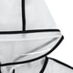 thumbnail image 5 of Chubasquero largo transparente de PVC de moda unisex (borde negro-L), 5 of 5