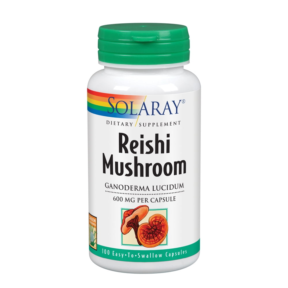 Solaray Reishi Mushroom 600mg Healthy Immune, Cardiovascular & Brain