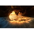 thumbnail image 2 of Zhu, Jingshu 14x11 White Modern Wood Framed Museum Art Print Titled - The Secret Sea Cave, 2 of 4
