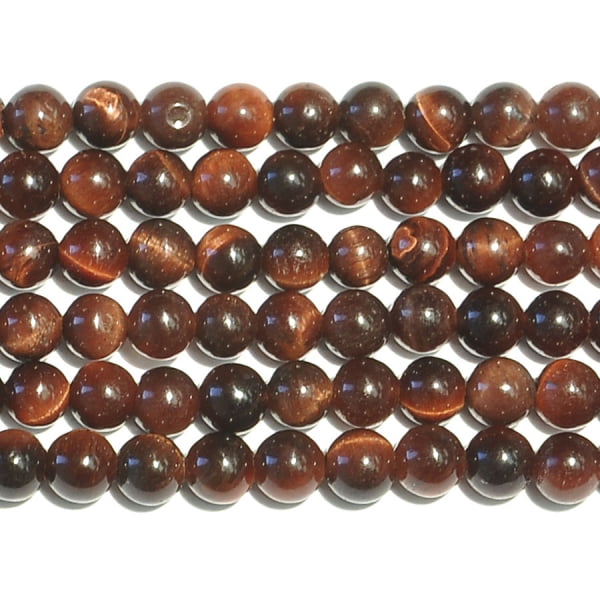 11 Red Tiger's Eye Flat Pear Beads 13 x 18mm 7.8" #81069 