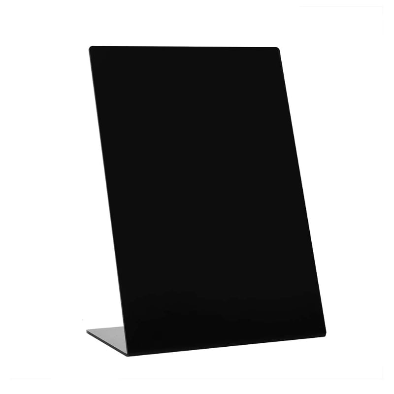 Black Wet Erase Display Board Shop Bar Cafe Countertop Acrylic Chalkboard Signs