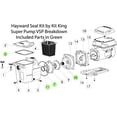 thumbnail image 4 of KitKing - Remplacement de Joint de Pompe Super pour Hayward Go Kit 3. Tous les 3 Joints et Joint d'Arbre. S'Adapte à Tous SP1600, SP2600 dans les Modèles Réguliers, X, VSP. SPX1600TRA SP1600Z2 PS-201 SPX1600R SPX1600S SPX1600T Pool, 4 of 5