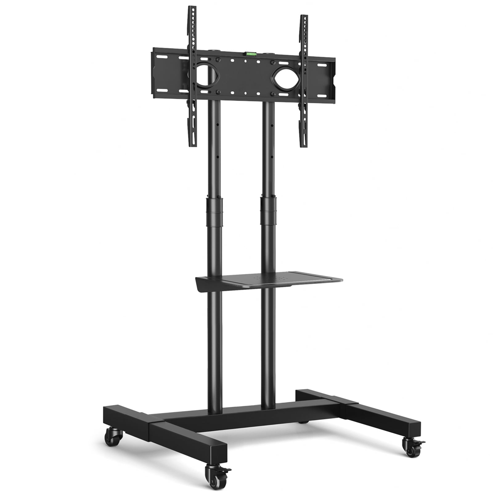 Details about   Rolling TV Stand with Lockable Caster Wheels for 32-70 inch Flat Screen TV 