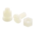 thumbnail image 1 of 50Set Nylon Screw Nut Assortment, M8-1.25x16mm Slotted Pan Head Screws & M8 Nuts, 1 of 6