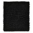 thumbnail image 2 of Better Trends Loopy Chenille Tufted Bath Mat Rug 100% Cotton, 24" square, Black, 2 of 4