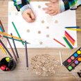 thumbnail image 5 of MasteelfCA 100pcs 20mm DIY Doodle Educational Toy Small Natural Wooden Slice Scrapbooking Embellishments DIY Craft Decor (Mixed Pattern), 5 of 5