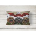 thumbnail image 2 of Cairn Terrier Christmas Ceaser and Co Canvas Fabric Decorative Pillow, 2 of 3