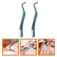 thumbnail image 2 of 2Pcs Convenient Lash Tweezer Small Lash Applicator Professional Eyelash Tweezer Women Accessory, 2 of 8