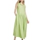 thumbnail image 1 of Vestido suelto de lino sin mangas con cuello en V informal a la moda para mujer Fridja  hj4827, 1 of 9