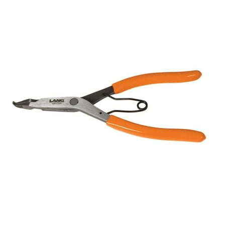 UPC: 0077769014081 | Lang LNG-1408 9 in. Bent Tip Lock Ring Pliers