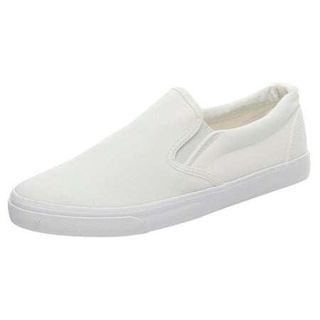 HSMQHJWE Men Loafers Shoes Dress Men Slip On Shoes Casual Flats For Men Slip On Shallow Mouth Simple Single Shoes Casual Shoes Work Shoes Mens Casual Driving Shoes