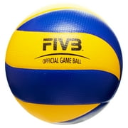 Mikasa MVA200 Official FIVB Game Volleyball, Blue and Yellow