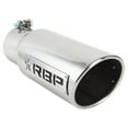 thumbnail image 2 of RBP RX-1 Polished Dual-Badged Exhaust Tip Inlet 3.5in. / Outlet 4.5in. / Length 12in. - SS, 2 of 3