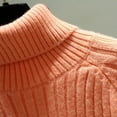 thumbnail image 6 of PIKADINGNIS Womens Turtleneck Sweater Autumn Winter Solid Long Sleeve Knitting Pulloveres Overszied Casual Sweaters Women, 6 of 6