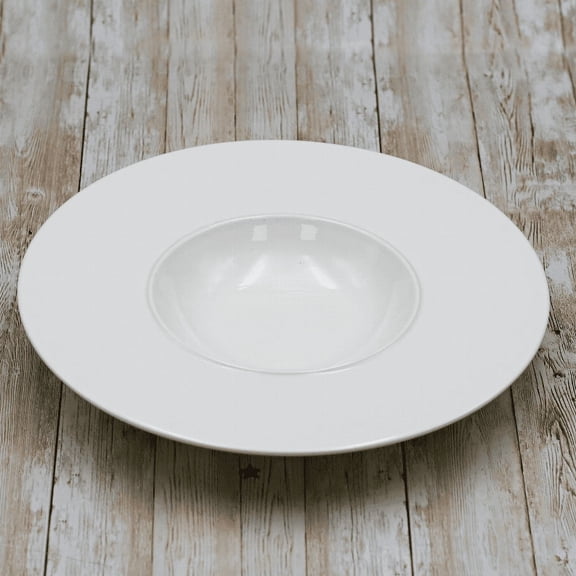 Set Of 3 White Deep Plate 11 inch | 28 Cm 9 Fl Oz | 280 Ml